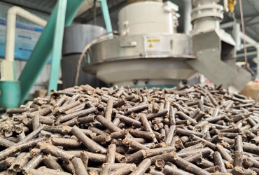 村里的廢木頭 農(nóng)作物秸稈怎么辦？有木屑顆粒機(jī)，好解決